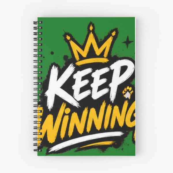Item preview, Keep Winning – Bold Motivational Streetwear Typography T-Shirt designed and sold by VasiArtLab.