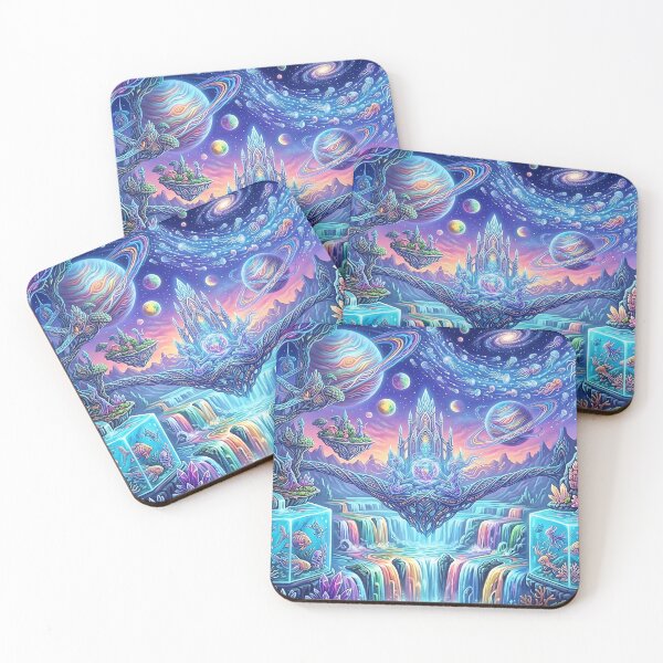 Item preview, Fantasy cosmic underwater world designed and sold by Agnisherl.