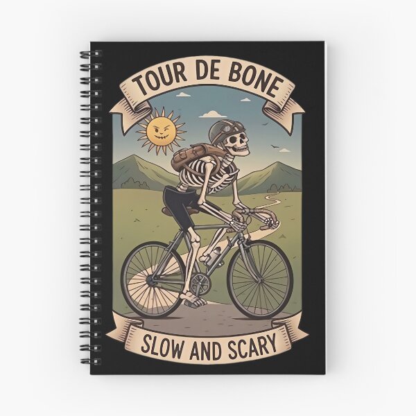 Item preview, Tour De Bone - Slow And Scary Skeleton Cyclist designed and sold by Stefanrajzer.