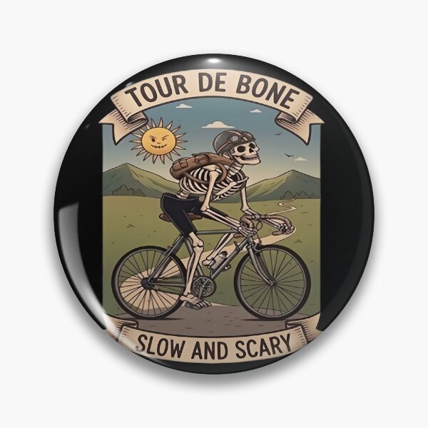 Item preview, Tour De Bone - Slow And Scary Skeleton Cyclist designed and sold by Stefanrajzer.