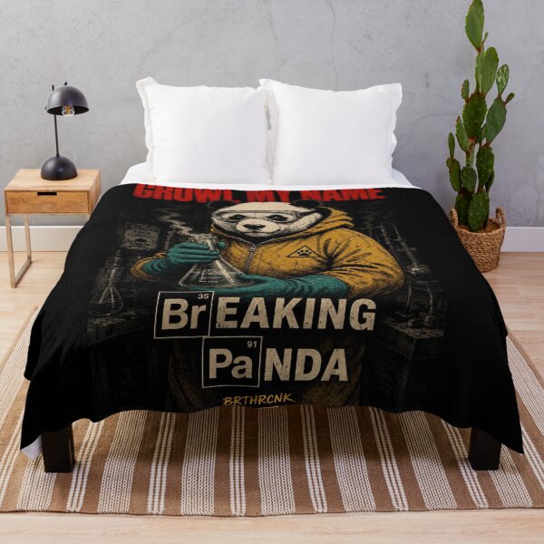 Item preview, Growl My Name - Breaking Panda Chemist - Funny Panda Lab Poster designed and sold by BRTHRCNK01.