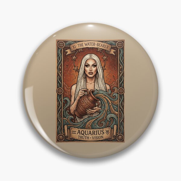 Item preview, Aquaria (Aquarius- Tarot) designed and sold by MEMERY MUSEUM.