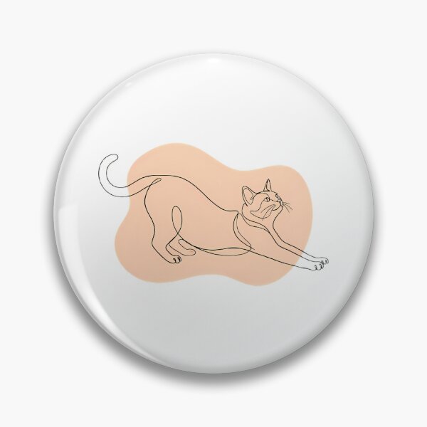 Item preview, Orange Tabby Cat Boho Line Art Cat Lover Gift designed and sold by GTFullShop.