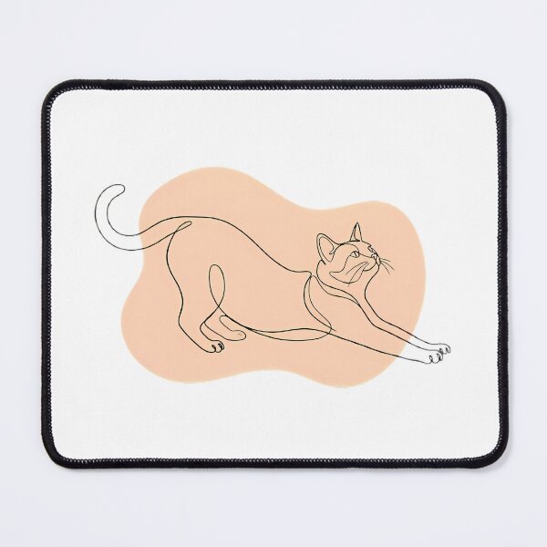 Item preview, Orange Tabby Cat Boho Line Art Cat Lover Gift designed and sold by GTFullShop.