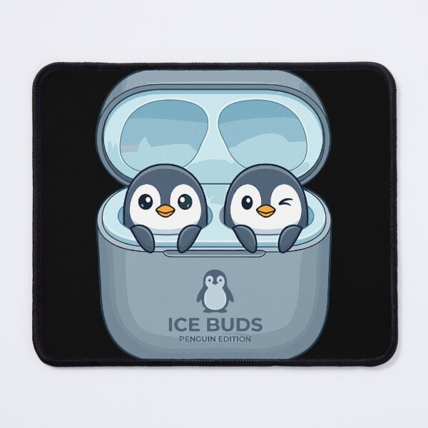 Item preview, Ice Buds – Penguin Edition | Cute Penguin Earbuds Winter Design designed and sold by predoks.