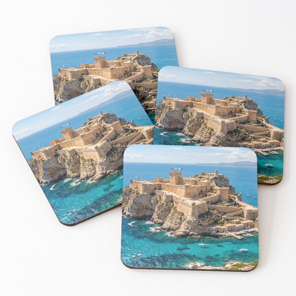 Item preview, Fortress Island in Clear Blue Mediterranean Sea designed and sold by Solomon-Ent-144.