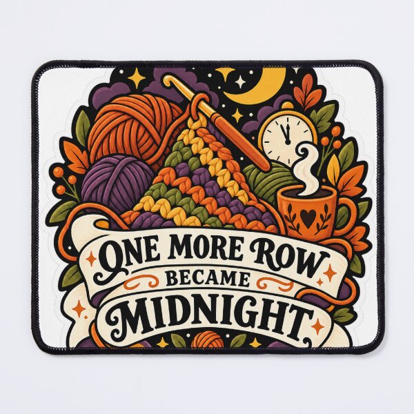 Item preview, One More Row Became Midnight Crochet designed and sold by supertae.