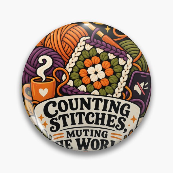 Item preview, Counting Stitches Muting the World Crochet designed and sold by supertae.