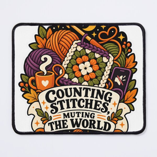 Item preview, Counting Stitches Muting the World Crochet designed and sold by supertae.