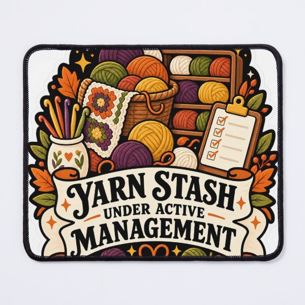 Item preview, Yarn Stash Under Active Management Crochet designed and sold by supertae.