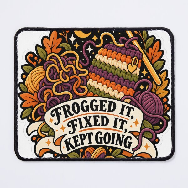 Item preview, Frogged It Fixed It Kept Going Crochet designed and sold by supertae.