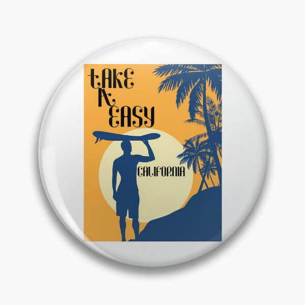 Item preview, Take It Easy California Surf  designed and sold by zeigler-cassiz.