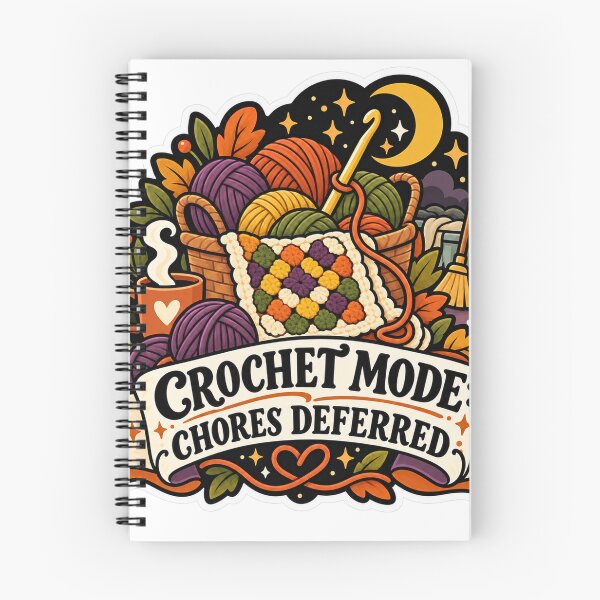 Item preview, Crochet Mode Chores Deferred Yarn Humor designed and sold by supertae.