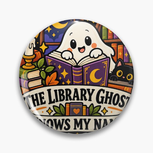 Item preview, The Library Ghost Knows My Name designed and sold by supertae.