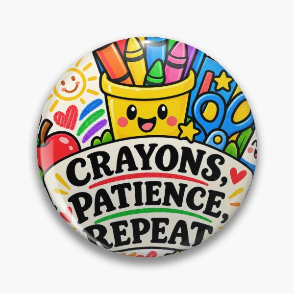 Item preview, Crayons Patience Repeat Preschool Teacher designed and sold by supertae.
