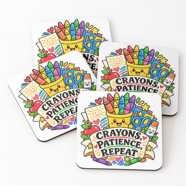 Item preview, Crayons Patience Repeat Preschool Teacher designed and sold by supertae.