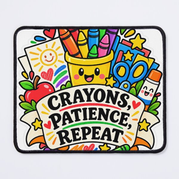 Item preview, Crayons Patience Repeat Preschool Teacher designed and sold by supertae.