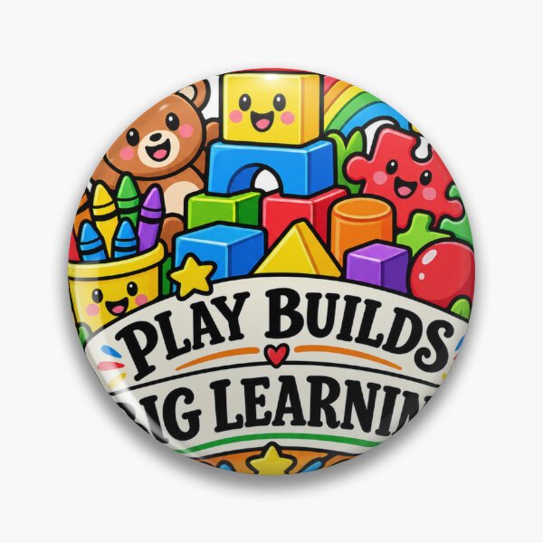 Item preview, Play Builds Big Learning Preschool Teacher designed and sold by supertae.