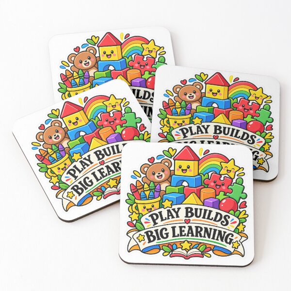 Item preview, Play Builds Big Learning Preschool Teacher designed and sold by supertae.