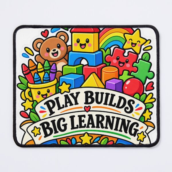 Item preview, Play Builds Big Learning Preschool Teacher designed and sold by supertae.