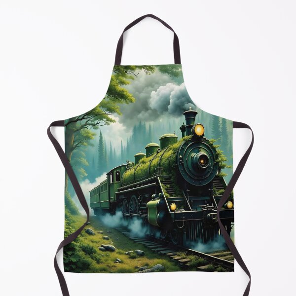 Item preview, Emerald Express Through the Enchanted Forest designed and sold by DreamyWallVibes.
