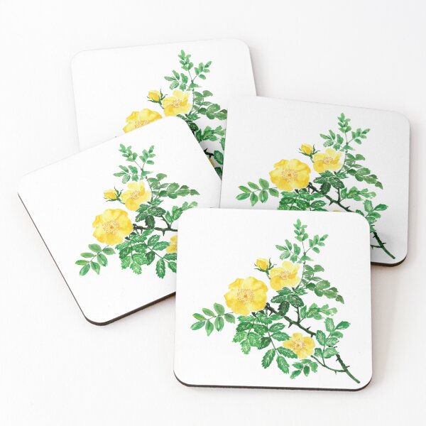 Item preview, July 15th birthday flower Austrian Briar designed and sold by 366birthflower.
