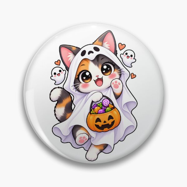 Item preview, Ghost Calico Cat Vet Tech – Cute Veterinary Halloween Cat designed and sold by Bettybee00.
