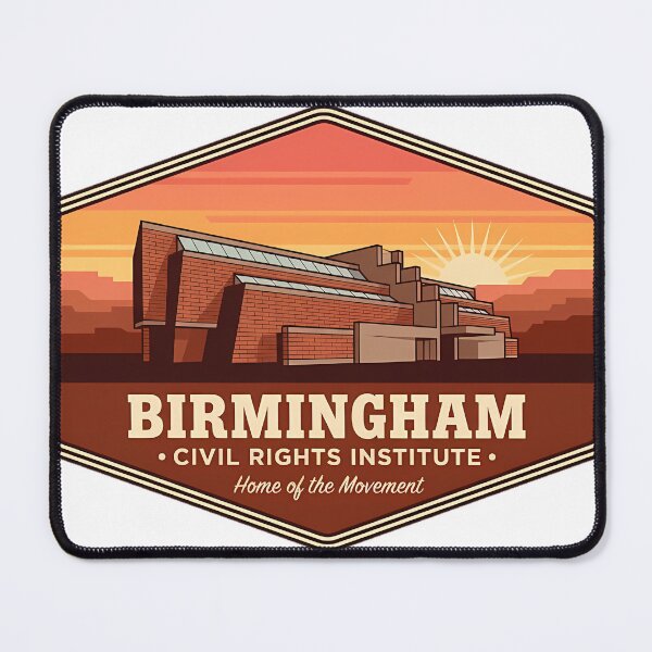 Item preview, Birmingham Civil Rights Institute Museum Architecture Sticker designed and sold by DetourDgn.