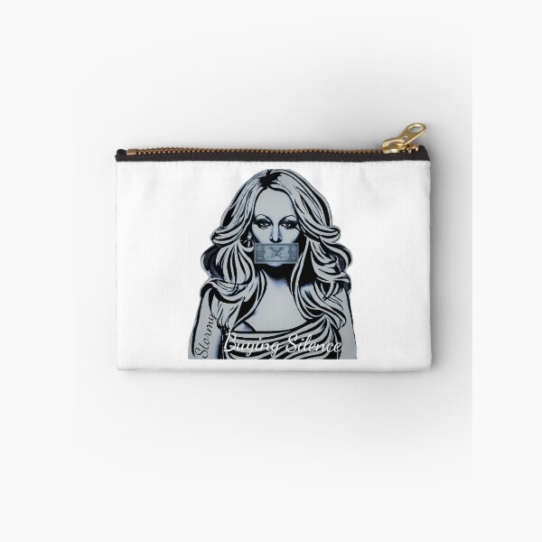 Item preview, Stormy Daniels - Buying Silence Blue Black Portrait designed and sold by kritis-perling.