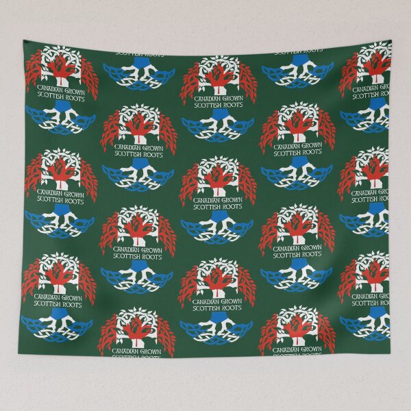 Item preview, Canadian Grown Scottish Roots 619 designed and sold by ShirtPandaStore.