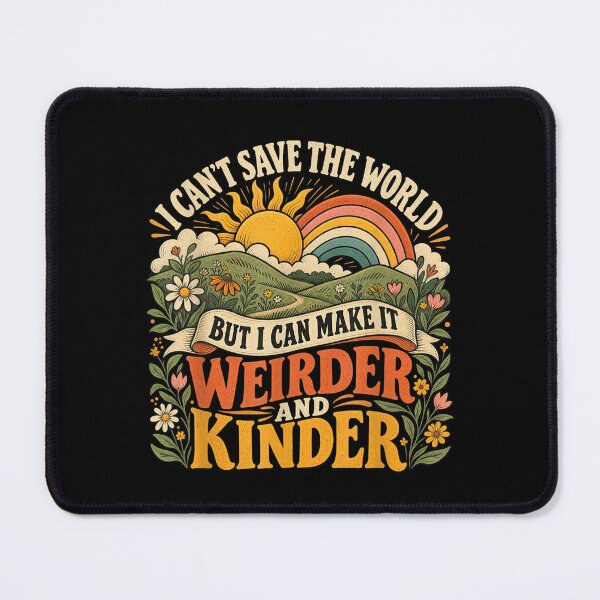 Item preview, I Can't Save the World but I can Make it weirder & Kinder designed and sold by Juansustait.