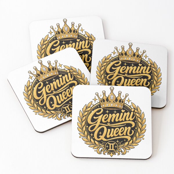 Item preview, Gemini Queen | Gold Crown Zodiac | Gemini Birthday designed and sold by ZIGLWORKS.