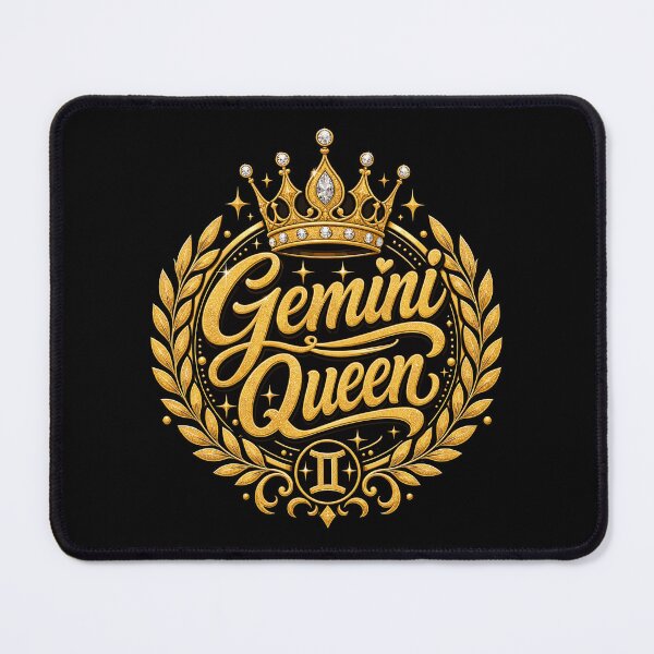 Item preview, Gemini Queen | Gold Crown Zodiac | Gemini Birthday designed and sold by ZIGLWORKS.