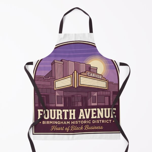 Item preview, Fourth Avenue Historic District Birmingham Marquee Sticker designed and sold by DetourDgn.