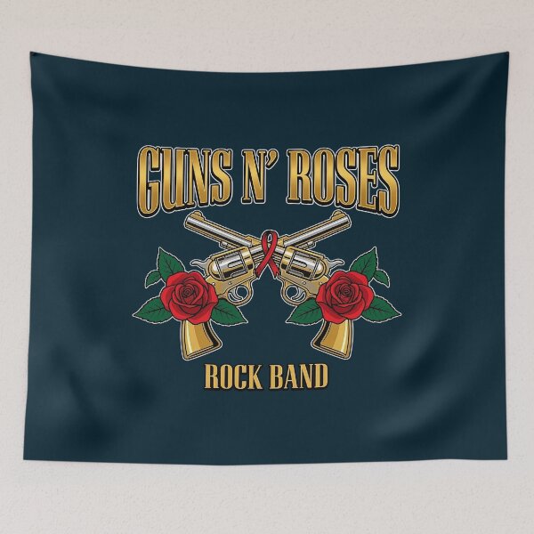 Item preview, Guns N' Roses Rock Band Crossed Pistols Design designed and sold by GoyetteTravon.