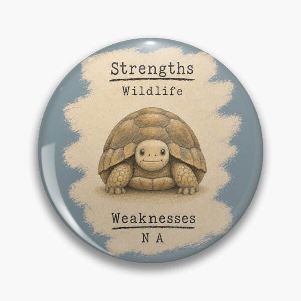 Item preview, Tortoise Strengths Wildlife Weaknesses N/A designed and sold by ChirpInc.