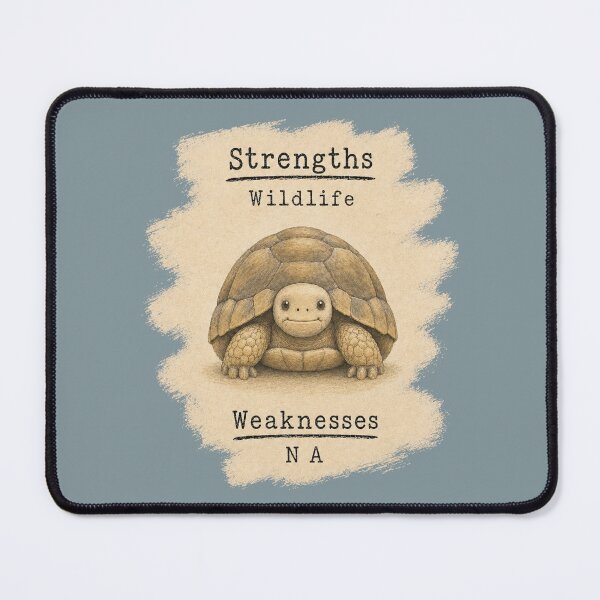 Item preview, Tortoise Strengths Wildlife Weaknesses N/A designed and sold by ChirpInc.