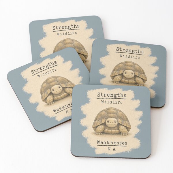 Item preview, Tortoise Strengths Wildlife Weaknesses N/A designed and sold by ChirpInc.
