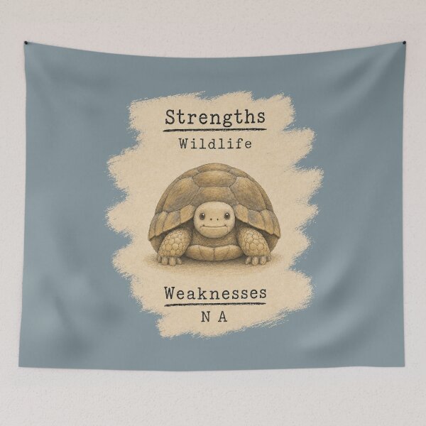 Item preview, Fortalezas de la tortuga Debilidades de la fauna silvestre N/A designed and sold by ChirpInc.