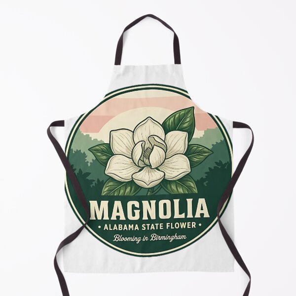 Item preview, Southern Magnolia Blossom Alabama Botanical Sticker designed and sold by DetourDgn.