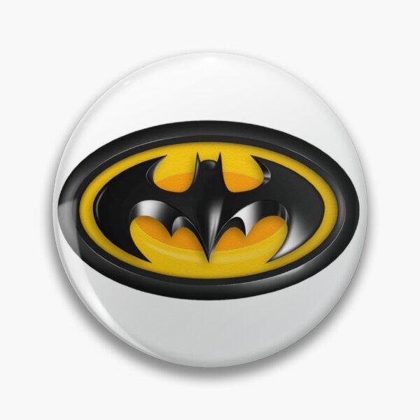 Item preview, Classic Batman Bat Emblem – Black and Yellow Superhero Symbol designed and sold by 4U---Store.