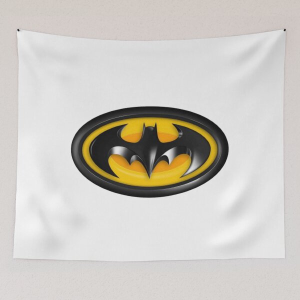 Item preview, Classic Batman Bat Emblem – Black and Yellow Superhero Symbol designed and sold by 4U---Store.