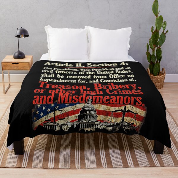 Item preview, Article II Section 4 US Constitution Impeachment Clause Vintage designed and sold by JapanAnimeSH1.