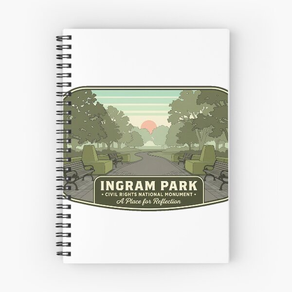 Item preview, Kelly Ingram Park Walking Path Birmingham Sticker designed and sold by DetourDgn.
