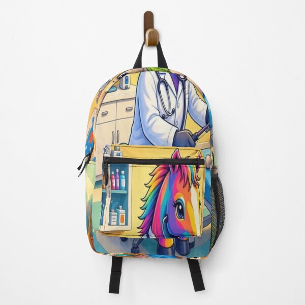 Item preview, Tugy the Rainbow Horse as a Cute Animal Doctor designed and sold by Breezes-of-Ida.
