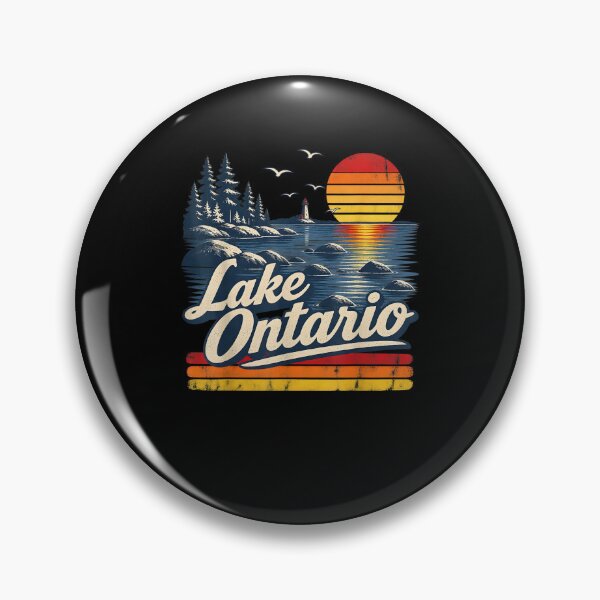 Item preview, Retro Style Vintage Lake Ontario designed and sold by Juansustait.