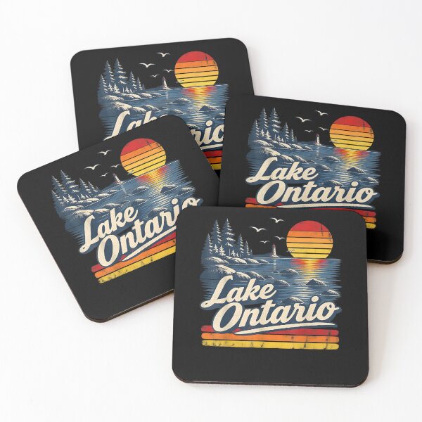 Artikelvorschau, Retro-Stil Vintage-See Ontario entworfen und verkauft von Juansustait.