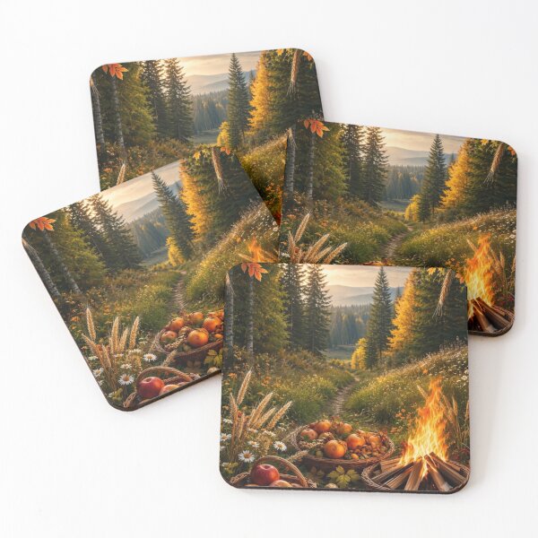Item preview, Autumn Forest Landscape designed and sold by IMOBILYARI VibeCore.