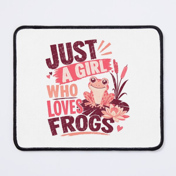 Item preview, Just A Girl Who Loves Frogs Amphibian Lover designed and sold by SkeletonsDanger.