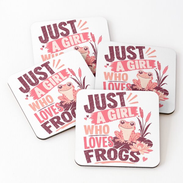 Item preview, Just A Girl Who Loves Frogs Amphibian Lover designed and sold by SkeletonsDanger.